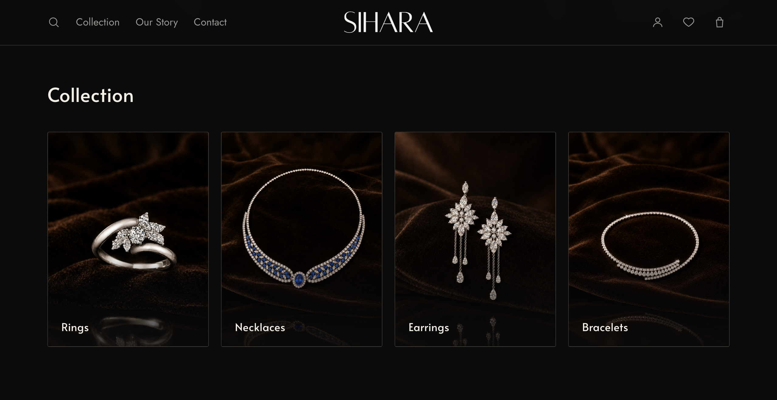 SIHARA collection page
